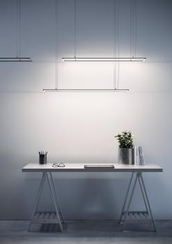 LED Hängeleuchte RAM-H-1 – rechteckige Deckenlampe 100×28 cm